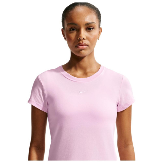 Nike Γυναικεία κοντομάνικη μπλούζα Sportswear Chill Knit Cropped T-Shirt